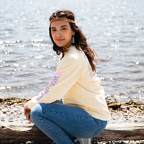 Stephanie Masterman at the UW waterfront.