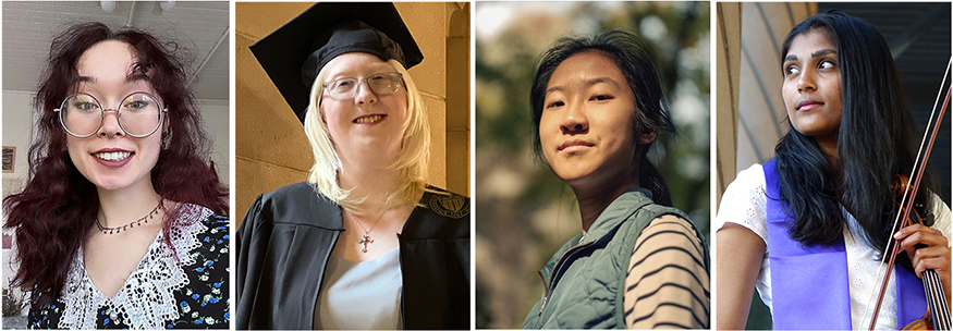 The four Arts & Sciences Dean's Medalist for 2023